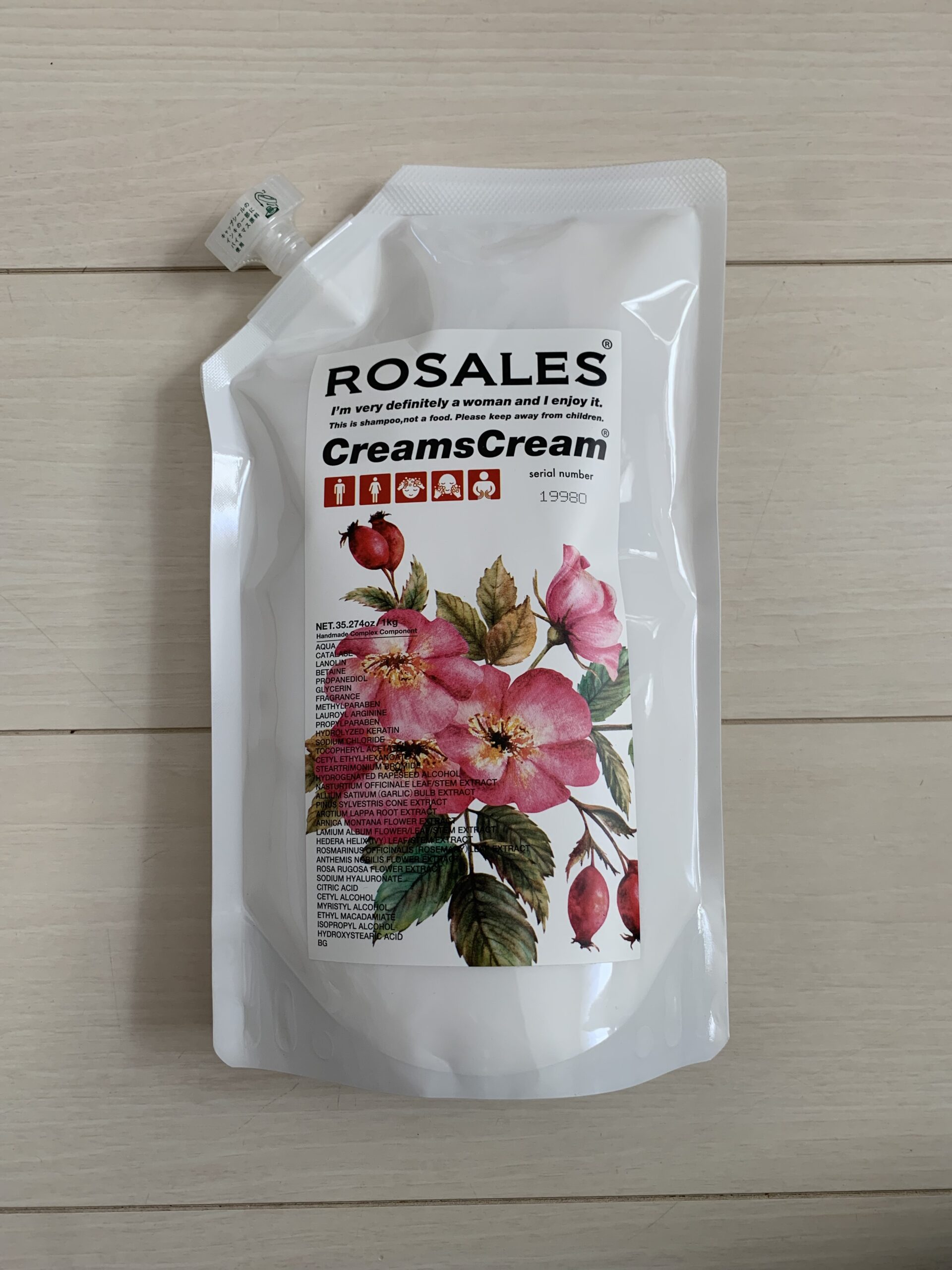 サービス品@2480】クリームローズ サービス品@2480】クリームローズ